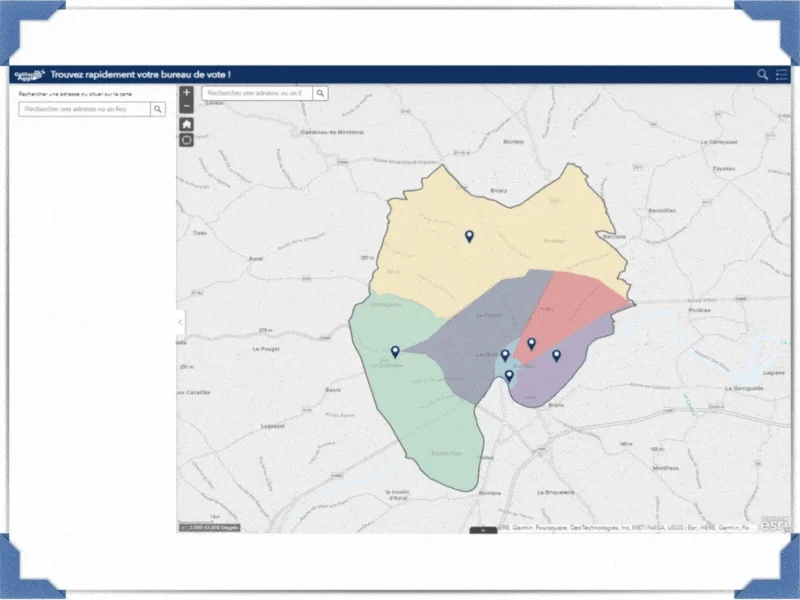 Localiser son bureau de vote